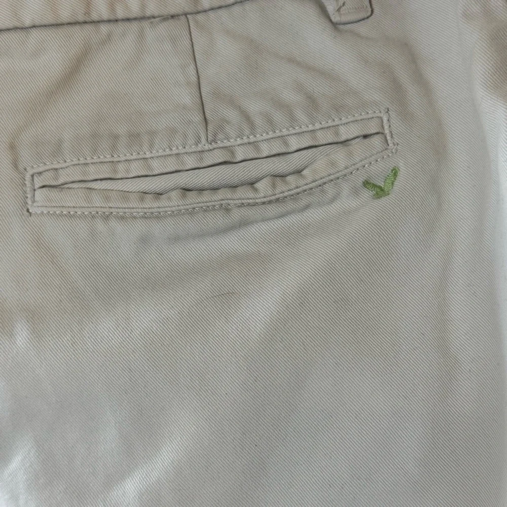 Vintage Americana Eagle Womens Bermuda Shorts Cream Size‎ 8 Zip - Picture 4 of 9